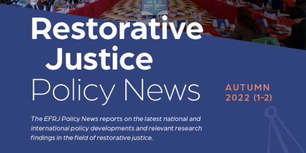 Restorative Justice Policy News - Volume 1 Issues 1-2 cover
