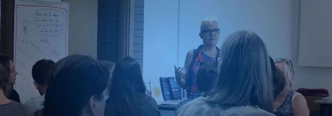 Belinda Hopkins delivering the EFRJ Summer course in 2019