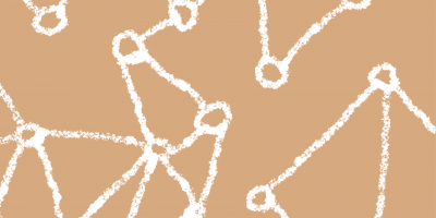 beige - white network