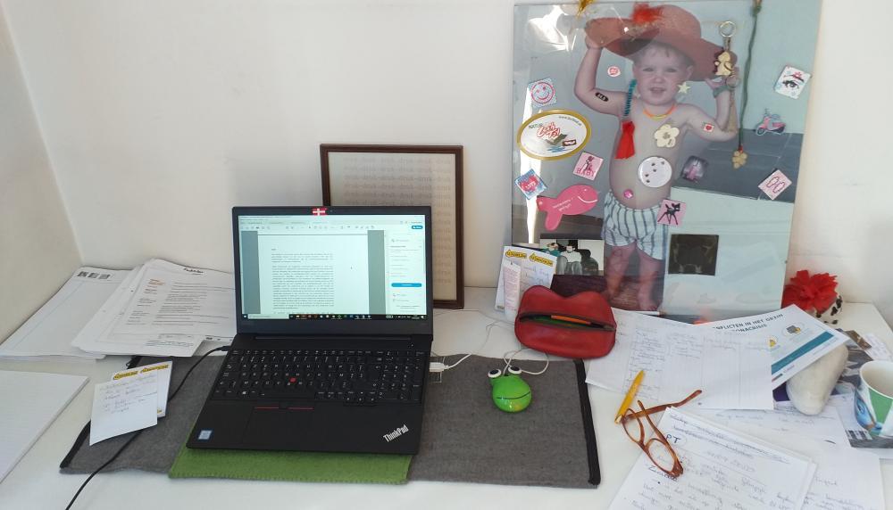 The desk of Anouk