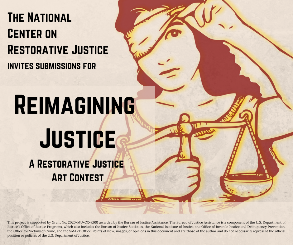 Promo image reimagining justice