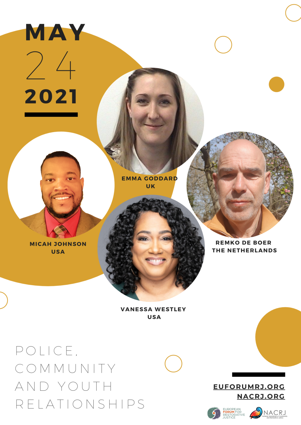Speakers webinar on police and youth violence