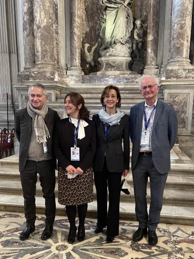 Minister Marta Cartabia and the keynote speakers of the Council of Europe conference