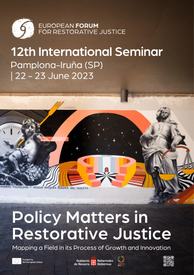 Policy Matters in Restorative Justice EFRJ Seminar in Pamplona - poster