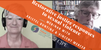 Cover image with the title of the webinar and screenshot of Kristel Buntinx and Vincent Mercer during the webinar