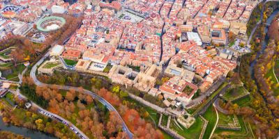 Pamplona from the air